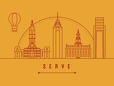 Serve church ministry philadelphia sermon serve vector
