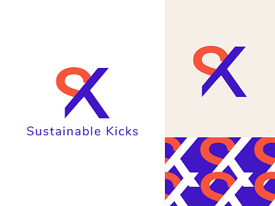 Sustainable Kicks logo design adobe brand brandidentity branding design graphicdesign icon identity logo logo design logo inspiration logos logotype mark minimal multimedia