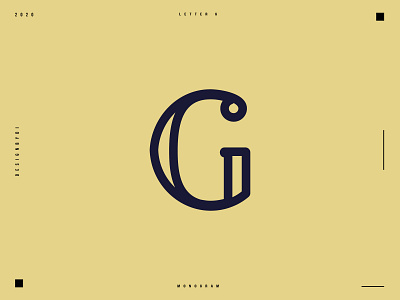 letter G monogram 2d brand design freelancer g g logo icon identity letter lettering lettermark letters line art logo logodesign logos logotype minimal monogram typogaphy