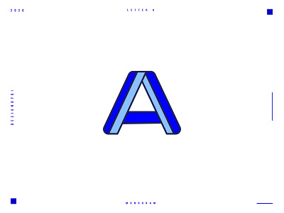 letter A monogram logo