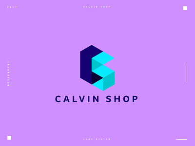 Calvin shop logo design / cs monogram
