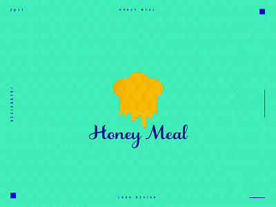 honey meal logo design