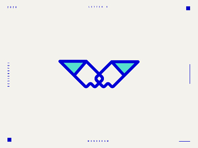 Lettermark V - V monogram logo design