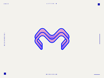 Lettermark M - M monogram logo design 2d brand branding graphic designer identity letter m letter m logo lettermark letters logo logo designer logotype m m letters m logo minimal minimalist logo modern monogram typography