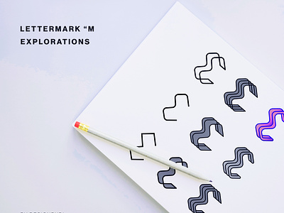 Lettermark M explorations