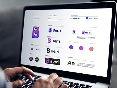 Berri logo design Guideline - Lettermark B