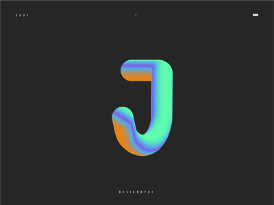 Lettermark J - J monogram logo design