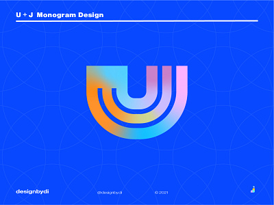 U+J Monogram Logo