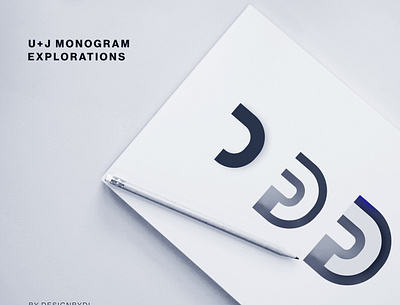 U+J Monogram Explorations alphabet best logo design brand identity idenity j j lettermarks lettermark logotype minimal modern logo monogram typography u u lettermatk u logo