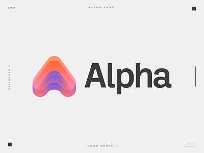 Alpha logo design best logo