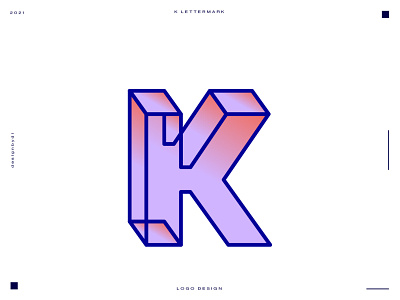 K Lettermark - K Monogram Logo Design best logo