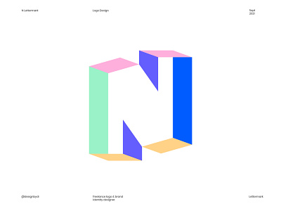 N Logo Concept 2d a b c d e f g h i j k l m n adobe alphabet brand identity branding colorful logo icon identity letter n lettermark logo logos logotype minimal monogram n n logo typography ui