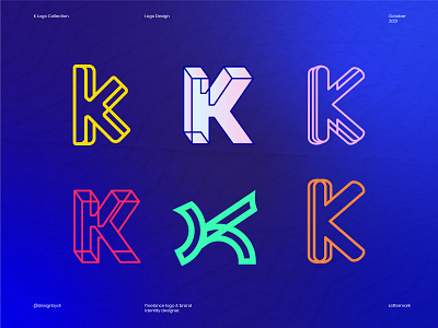 K Logomark Collection 3d logos alphabet brand identity branding creative logos graphicdesign icon identity k k logo letter k line art logo logo collection logofolio logos minimal logo typography