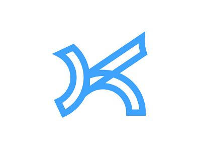 K Logo Design Concept