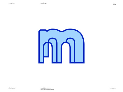 M+Elephant animal brand identity branding concept elephant graphicdesign icon identity illustration logo logos m m logo minimal typography