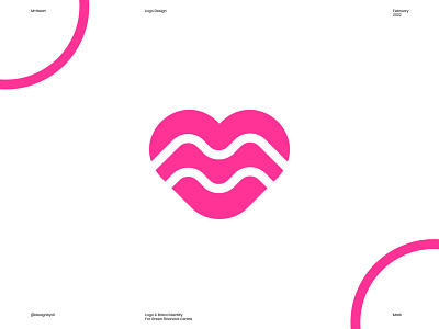 Heart + M brand identity dating graphicdesign heart identity logo logos love m m logo minimal logo negative space