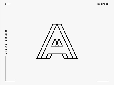 Letter A logo design concept 01 2d a a logo adobe alphabet logo brand brandidentity branding design graphicdesign icon identity illustrator letter a logo logo logos minimal typography vector