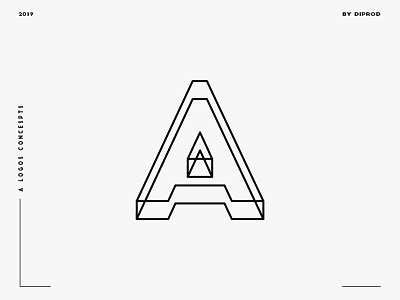 Letter A logo design concept 03 2d a a logo adobe alphabet brand brandidentity branding design graphicdesign icon identity illustrator letter logo logos minimal typography vector