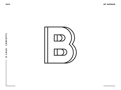 Letter B logo design concept 01 2d adobe alphabet b b logo brand brandidentity branding design graphicdesign icon identity illustrator letter logo logos minimal typography vector