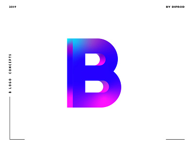 Letter B logo design concept 02