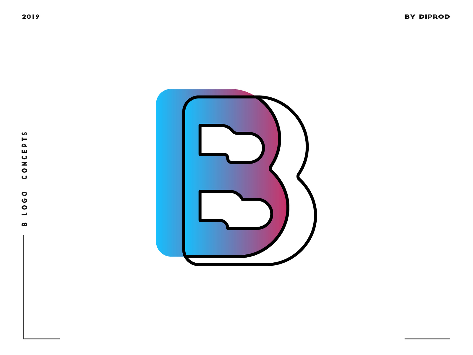 Letter B Logo Design Concept 04 By Designbydi On Dribbble