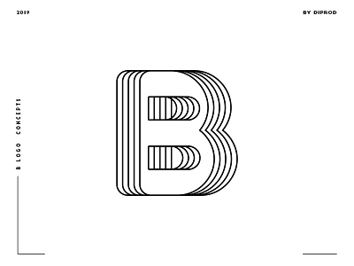 Letter B logo design concept 06 2d adobe alphabate alphabet b b logo brand brandidentity branding design graphicdesign icon identity illustrator letter logo logos minimal typography