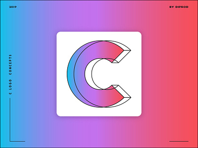 Letter C logo design concept 02