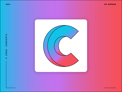 Letter C logo design concept 03