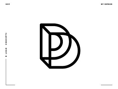 Letter D logo design concept 09