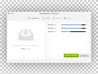 Wack Files - Alpha Design app apple button file mac manage photoshop progress upload