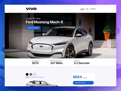 VIVO Car Leasing Platform - Order Section