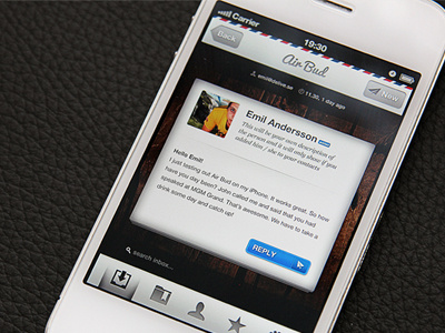 Air Bud - Concept 2 app apple application ios mail mobile navigation
