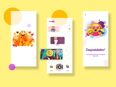 UI Emoji mobile app