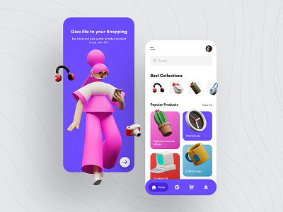 New Shopping Experience app buy now clay clean creative design ecommerce ios ios app iphonex minimal mobile app online shop shopping shopping cart ui uidesign ux