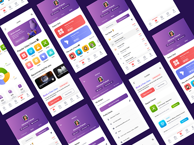 Byjus App Redesign Concept app application byjus design dribbble e learning education elearning elearning app illustration learning app mobile online class online classes online course typography ui ux