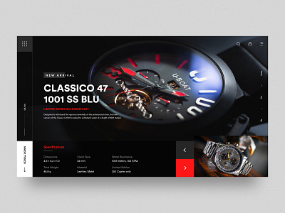 Watch - Landing Page v2 app design dribbble home page invite landing landing page mobile typography ui ux web