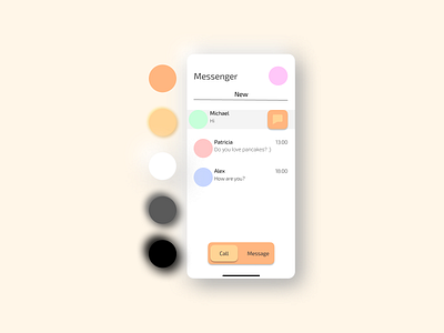 Messenger, do you need something more? app design graphic design ui