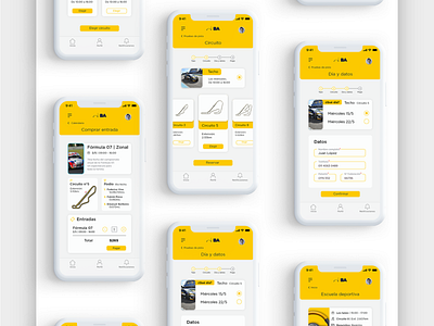 App | Ciudad Autódromo app illustration interaction interface logo ui ui design ux ux research ux writing uxui