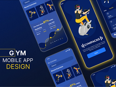 A Gym Mobile App Design