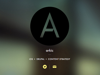 Arkic Logo and Placeholder logo web web design