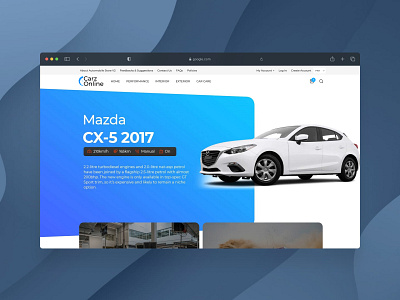 Automobile Store ui web design