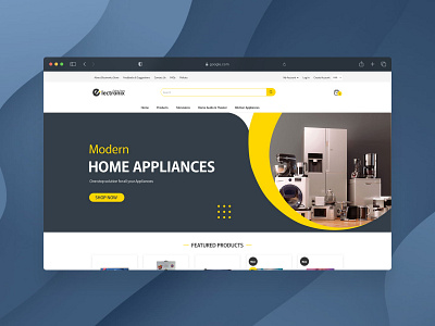 Electronics Store 1 ui web design