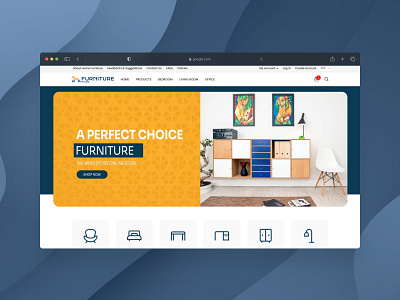 Home Furniture ui web design