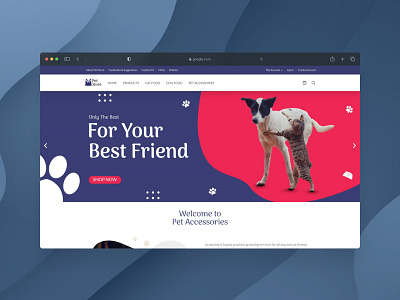 Pet Store ui web design