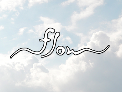 flow Text Logo