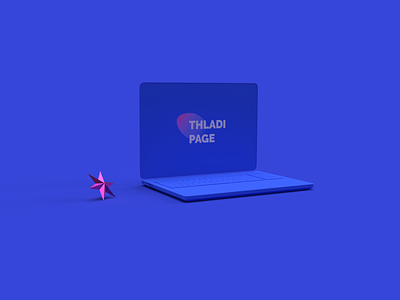 THLadi Page graphic graphicdesign laptop macbook