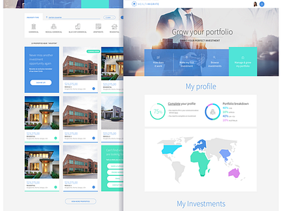 Real Estate investment dashboard