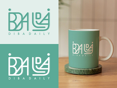 Diba Daily design graphic design logo logoname typography