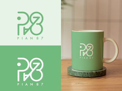 Pian87 design graphic design logo logoname typography