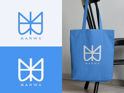 Logo Name Wahwa branding design graphic design lo logo logoname typography